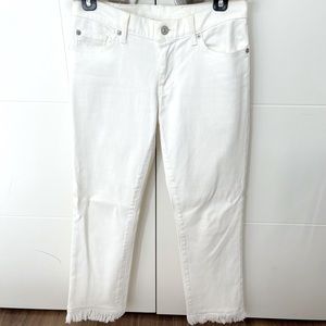 7 for all mankind white jeans